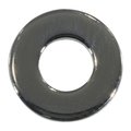 Midwest Fastener Flat Washer, Fits Bolt Size #10 , Steel Chrome Plated Finish, 10 PK 74361